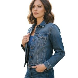 Levis Small Classic Denim Jean Jacket Trucker Streetwear